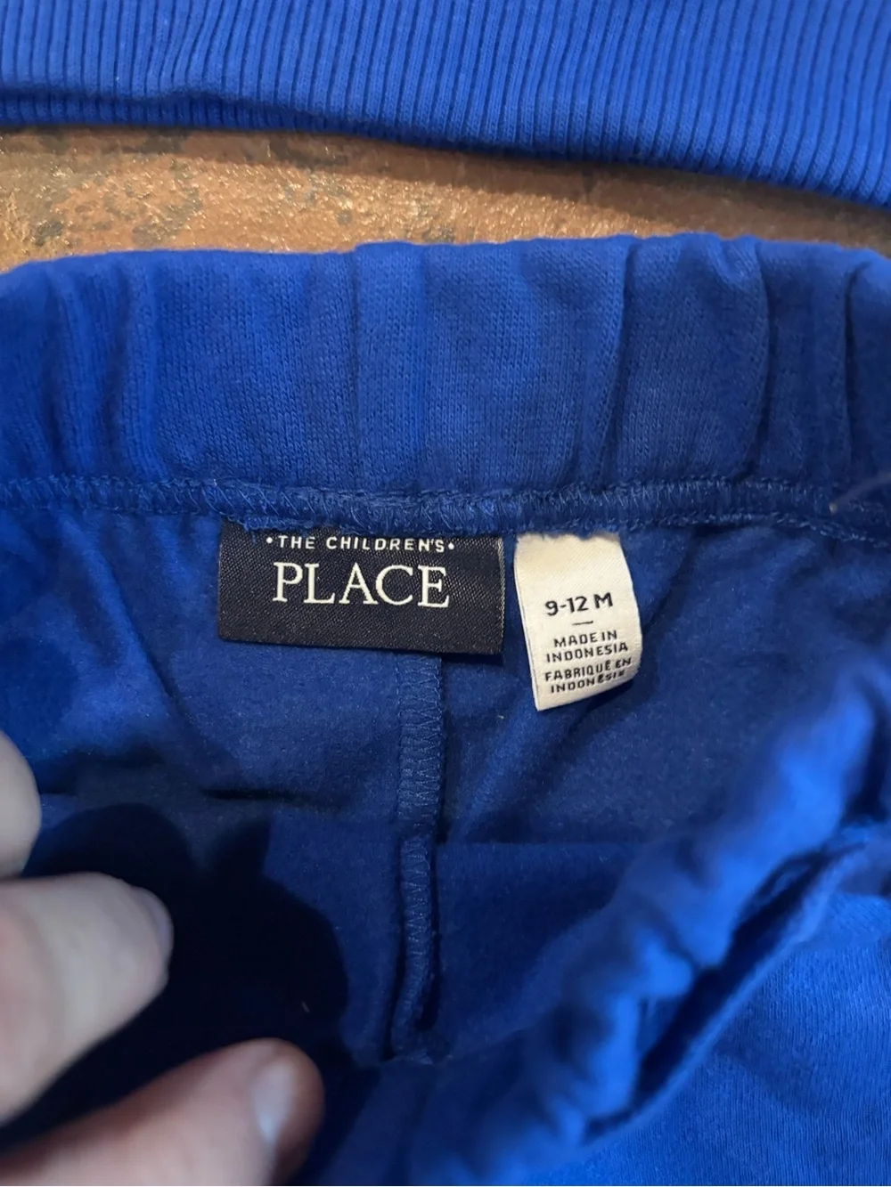 🐢The Children's Place Blue Sweatshirt & Joggers Set with Yellow Excavator